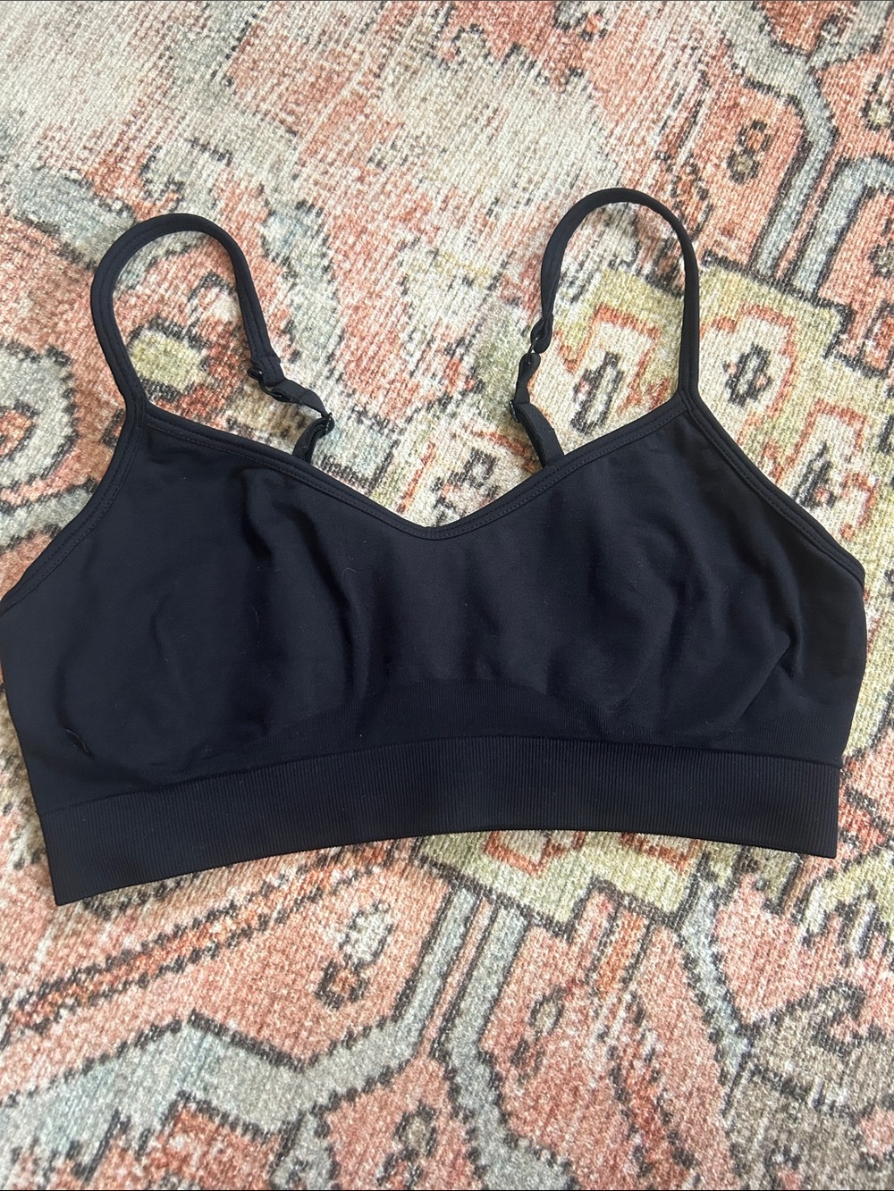 Athlete sports Black Bralette - Lightweight Comfort